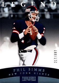 2012 Panini Prominence #133 Phil Simms Front