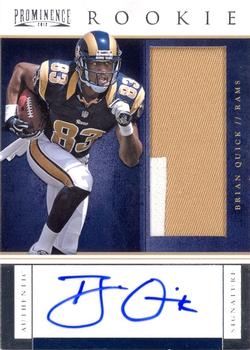 2012 Panini Prominence #241 Brian Quick Front