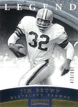 2012 Panini Prominence - Gold #121 Jim Brown Front