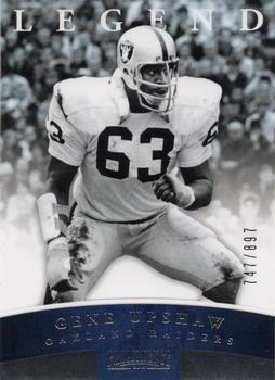 2012 Panini Prominence - Silver #116 Gene Upshaw Front