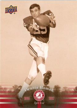 2012 Upper Deck University of Alabama #11 Dennis Homan Front