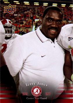 2012 Upper Deck University of Alabama #27 Terry Jones Sr. Front