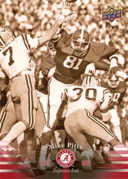 2012 Upper Deck University of Alabama #42 Mike Pitts Front