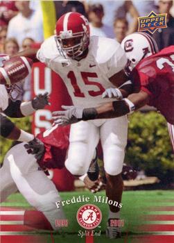 2012 Upper Deck University of Alabama #72 Freddie Milons Front