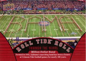 2012 Upper Deck University of Alabama #100 Alabama Band Front