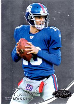 2012 Panini Certified #72 Eli Manning Front