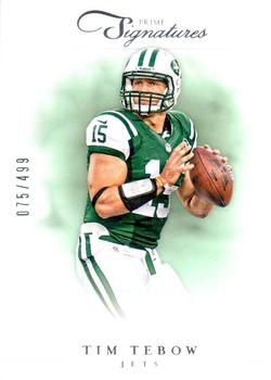 2012 Panini Prime Signatures #11 Tim Tebow Front