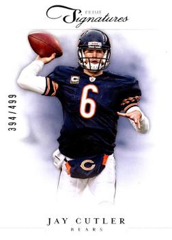 2012 Panini Prime Signatures #18 Jay Cutler Front