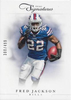 2012 Panini Prime Signatures #101 Fred Jackson Front