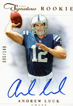 2012 Panini Prime Signatures #243 Andrew Luck Front