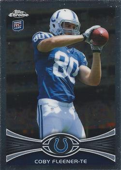 2012 Topps Chrome #209a Coby Fleener Front