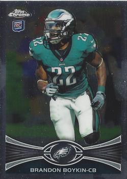 2012 Topps Chrome #36 Brandon Boykin Front