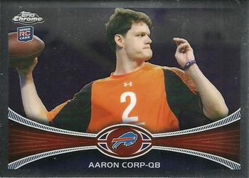 2012 Topps Chrome #60 Aaron Corp Front