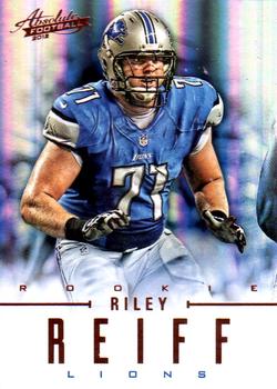 2012 Panini Absolute #178 Riley Reiff Front