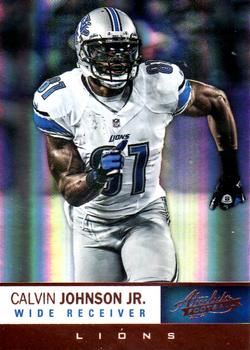 2012 Panini Absolute #46 Calvin Johnson Jr. Front