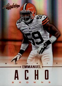 2012 Panini Absolute #132 Emmanuel Acho Front