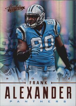 2012 Panini Absolute #135 Frank Alexander Front