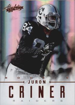 2012 Panini Absolute #150 Juron Criner Front