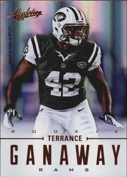 2012 Panini Absolute #187 Terrance Ganaway Front