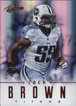 2012 Panini Absolute #197 Zach Brown Front