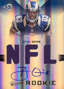 2012 Panini Absolute #206 Brian Quick Front