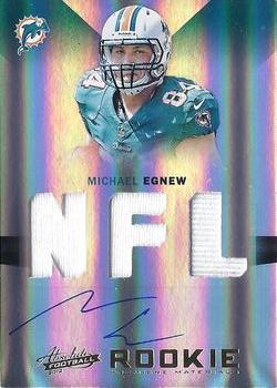 2012 Panini Absolute #221 Michael Egnew Front