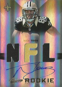 2012 Panini Absolute #225 Nick Toon Front
