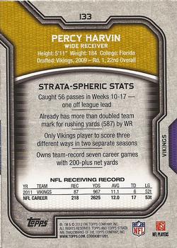2012 Topps Strata (Hobby) #133 Percy Harvin Back