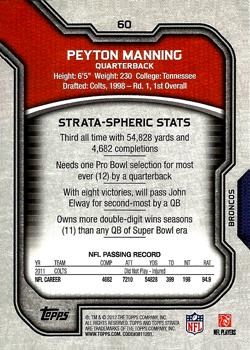 2012 Topps Strata (Hobby) #60 Peyton Manning Back
