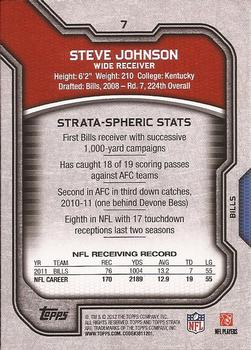 2012 Topps Strata (Hobby) #7 Steve Johnson Back