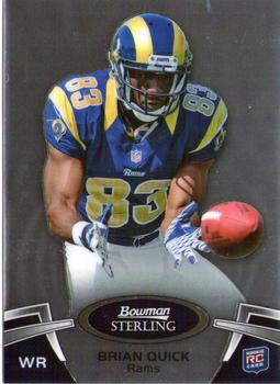 2012 Bowman Sterling #73 Brian Quick Front