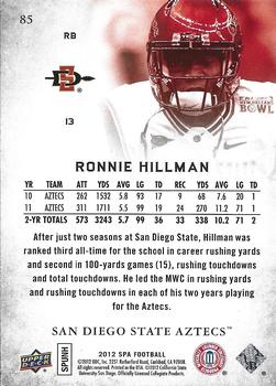 2012 SP Authentic #85 Ronnie Hillman Back