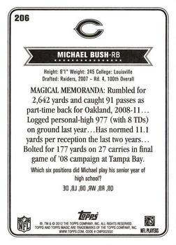 2012 Topps Magic #206 Michael Bush Back