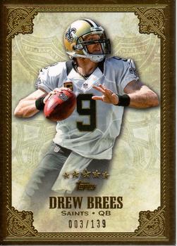 2012 Topps Five Star #130 Drew Brees Front