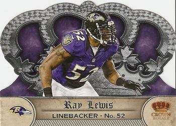 2012 Panini Crown Royale #10 Ray Lewis Front