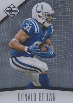 2012 Panini Limited #43 Donald Brown Front