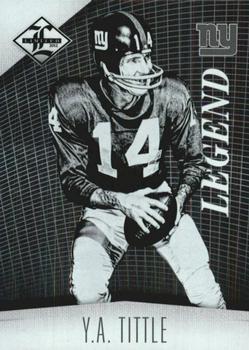 2012 Panini Limited #120 Y.A. Tittle Front