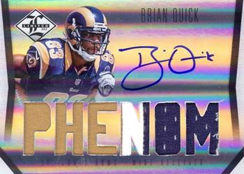2012 Panini Limited #232 Brian Quick Front