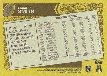 2013 Topps Archives #120 Emmitt Smith Back