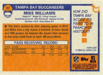 2013 Topps Archives #37 Mike Williams Back