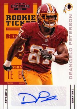 2012 Panini Contenders #126 Deangelo Peterson Front