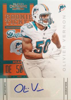 2012 Panini Contenders #174 Olivier Vernon Front