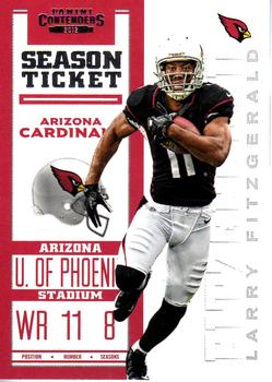 2012 Panini Contenders #1 Larry Fitzgerald Front