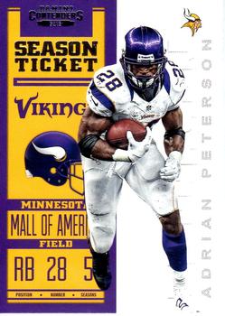 2012 Panini Contenders #54 Adrian Peterson Front