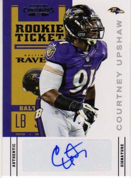 2012 Panini Contenders #120 Courtney Upshaw Front