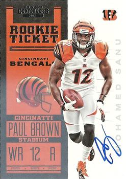 2012 Panini Contenders #216 Mohamed Sanu Front