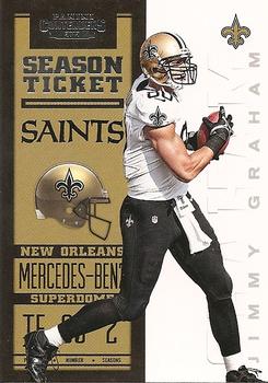 2012 Panini Contenders #62 Jimmy Graham Front