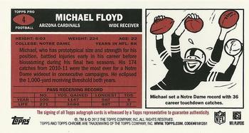 2012 Topps Chrome - 1965 #4 Michael Floyd Back