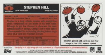2012 Topps Chrome - 1965 Red Refractors #31 Stephen Hill Back