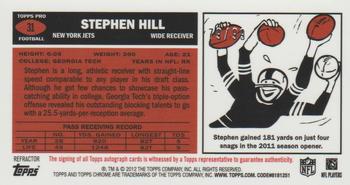 2012 Topps Chrome - 1965 Refractors #31 Stephen Hill Back